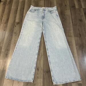 Women’s Size 29 Citizens Of Humanity Wide Legged Baggy Light Denim Jeans Paloma